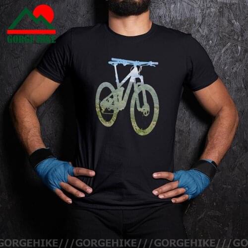 Mountain Biking T shirt Mountain and Sky MTB Collection T shirts men mountain biker t-shirts bicycle bmx mountains rider tshirts