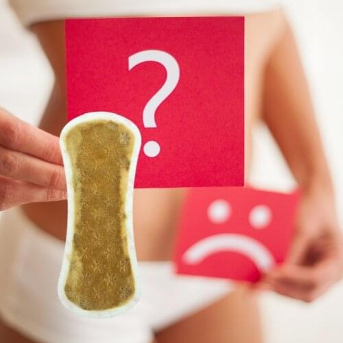 5pcs Zimeishu Silver-ion Gynecological Woman Pads Medical Panty Liner Vagina Care Pads Anti Inflammation Odor