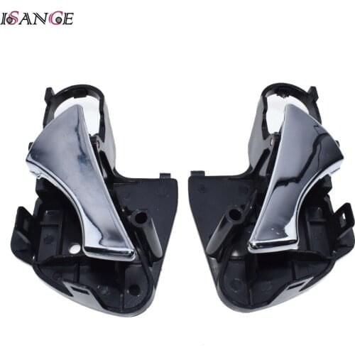 ISANCE 2pcs Front Left & Right Inside Door Handle For Daewoo Nubira 2.0L L4 16V 1999 2000 2001 2002 OEM# 96296168 & 96296169