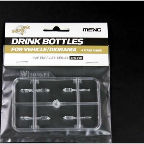Meng Model SPS-002 1/35 DRINK BOTTLES FOR VEHICLE/DIORAMA