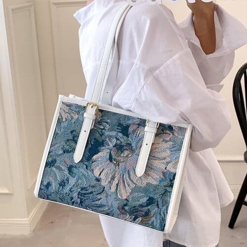 Fashion Women Canvas Handbags High Quality Ladies Small Purse Shoulder Bag Designer Female Travel Messenger Bags Casual Tote Bag