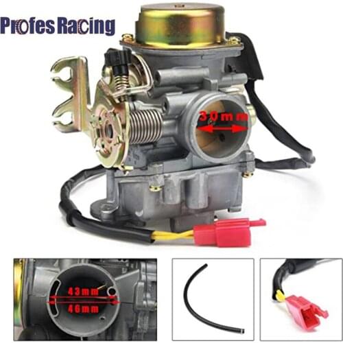 Motorcycle CVK30 CVK 30MM Carburetor Carb For Scooter ATV UTV Scooters GY6 150CC 200CC 250CC Engine Street Bike Dirt Bikes