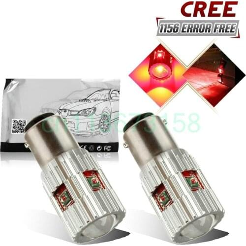 P21W PY21W LED Canbus BA15S BAU15S 25W 1156 Car led Light Cree SMD Amber White Red DRL Auto Brake Lights Turn Signal Bulb