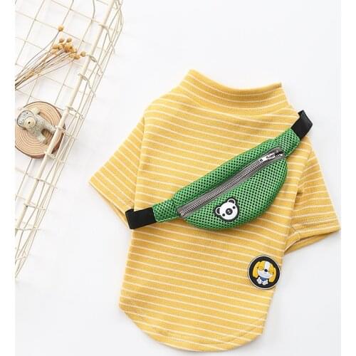 Striped Dog Shirt Clothing For Dog Clothes Puppy Pet Outfit French Bulldog Clothes For Small Medium Dogs Pets Clothing Chihuahua