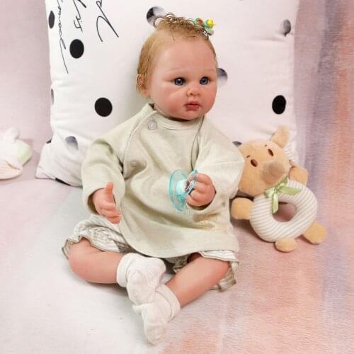 Clearance Sale lifelike high quality bebe doll reborn baby handmade newborn babies detailed paint by Genesis heat set paint