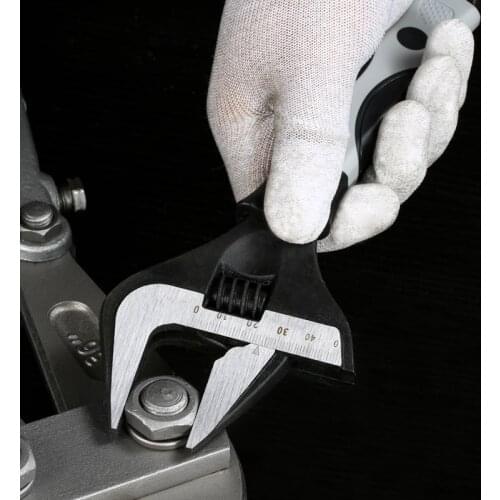 Adjustable Wrench Universal Spanner CR-V Steel Household Enlarge Open Bathroom Wrench Key Nut Wrench Plumbing Repair Tool