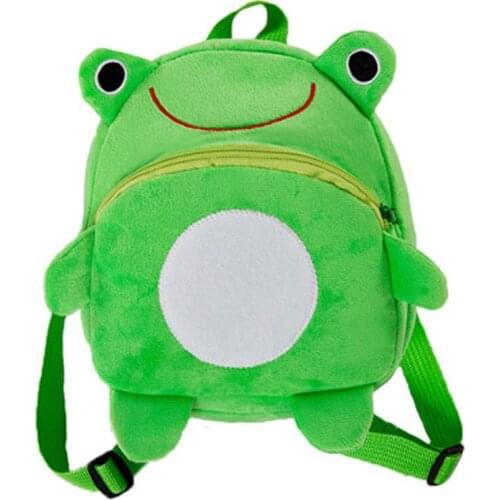Baby bag 0 - 3 years old backpack Kindergarten cartoon animation doll plush school bag for Birthday Christmas gift M0073