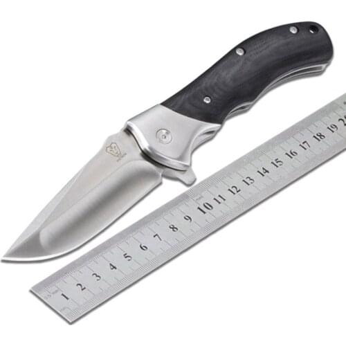 High quality 9Cr18Mov blade G10 handle Ball bearing system folding knife utility tactical survival knife outdoor camping tool