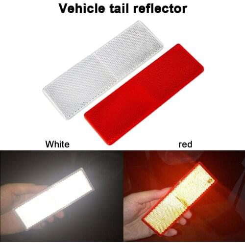 Safety Reflective Warning Stickers Decals for Truck Body Logo Plastic Reflector Plate Reflection Stickers for Car Vehicle Tail