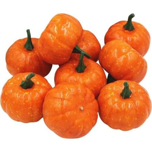 Creative Realistic Fake Mini Artificial Pumpkin Fall Harvest For Halloween Thanksgiving Party Decor DIY Craft Pumpkins
