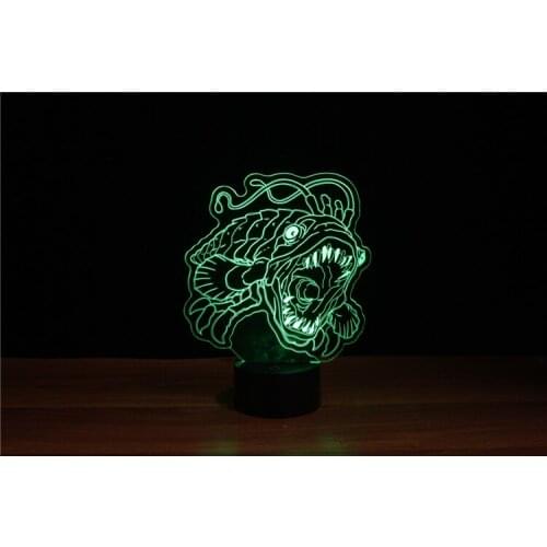 High Quality Hallowmas Souvenir 3D Led Indoor Lighting For Baby Worm Shape with FCC/RoHS Certificate YJM-3141