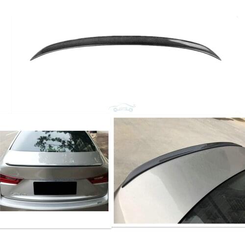 Real Carbon Fiber Rear Trunk Wing Spoiler Visor Boot Top Lip Retrofit For Lexus IS200T IS250 IS350 IS300 IS300T AWD 2014-2020