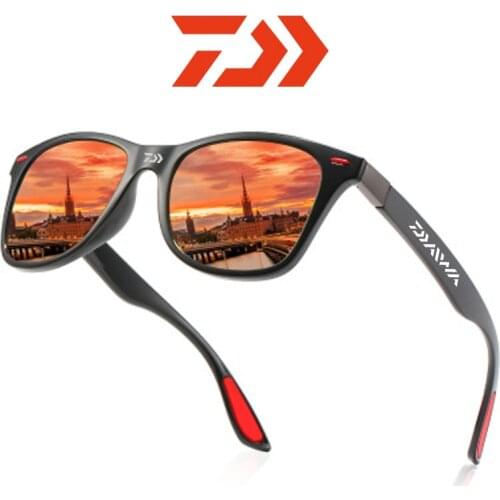 2020 Daiwa Men Polarized Light Fishing Sunglasses Driving Sunglasses Fishing Glasses Retro Colorful Trend Riding Sports Feature