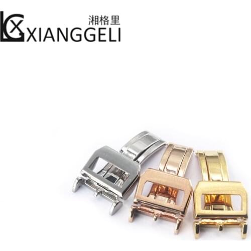 Watch Accessories 22mm IWC Folding Buckle Waterproof Gold Steel Stainless Steel Buckle Series Model IW500401 / IW377801