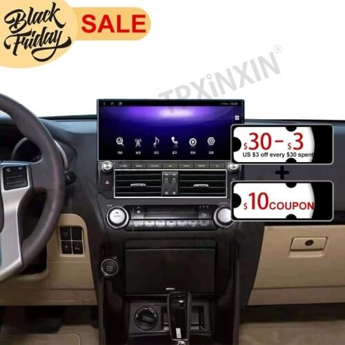 Carplay DSP Android 10.0 4G+64G For Toyota Prado 2010-2017 Multimedia Player Auto Radio Stereo tape recorder Navi GPS head unit
