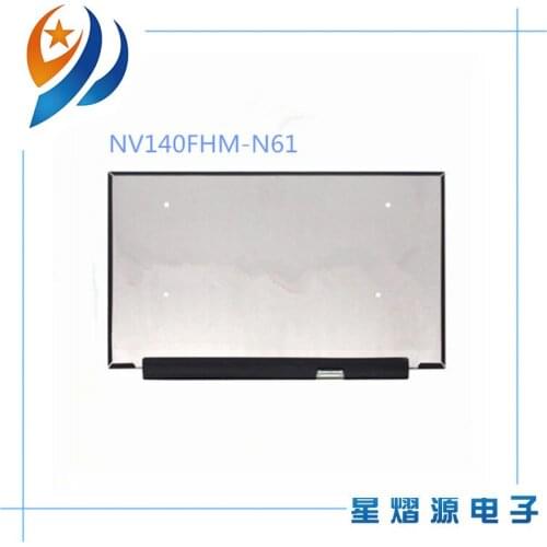 72% color Laptop Lcd Screen NV140FHM-N61 FIT LP140WF7-SPC1/B1 B140HAN03.0/03.7 N140HCA-EAC/EBA NV140FHM-N3B 1920*1080 EDP