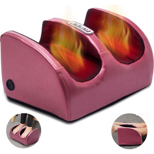 Electric Heating Foot Body Massager Relaxation Kneading Roller Vibrator Machine Reflexology Leg Pain Relief Health Car