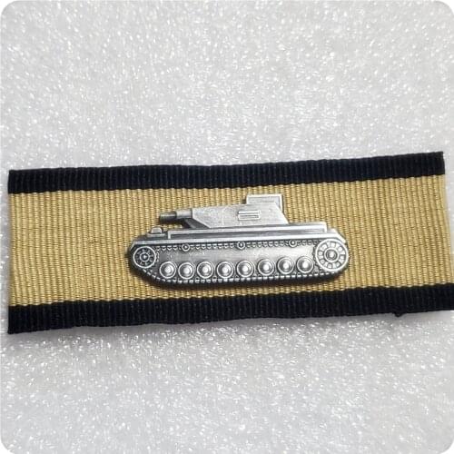 GERMANY, A RARE TANK DESTRUCTION BADGE, GOLD GRADE COPY