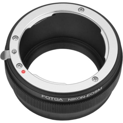 Fotga Adapter Ring for Nikon F AI AIS mount Lens to Canon EOSM EF-M M M2 M3 Camera