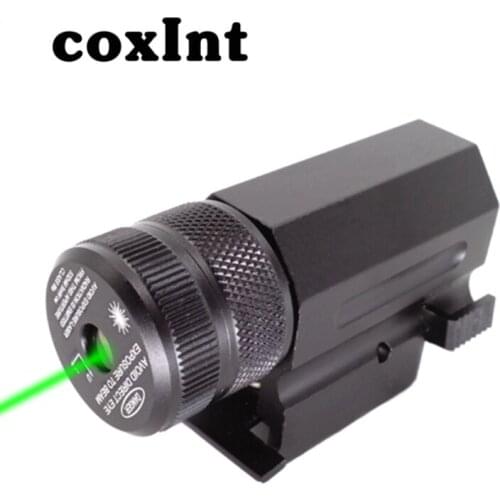 20mm Picatinny Rail Mount Tactical Green Laser Sight Collimator for Glock 17 19 21 Hunting