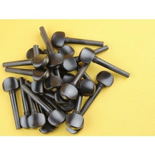 40pcs high quality Violin Pegs Ebony Violin Tuning Pegs 4/4, violin parts
