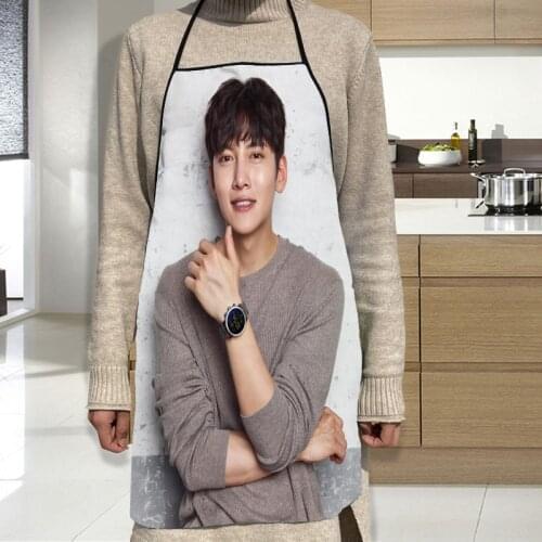 Ji Chang Wook Apron Grill Kitchen Chef Apron Professional for BBQ, Baking, Cooking for Men Women 68X95cm