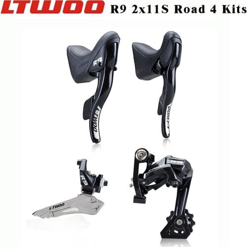 LTWOO R9 2x11 Speed Road Bike Groupset Shifter Rear Derailleurs Front 22S Bicycle Kits Shifter For 5800 R7000