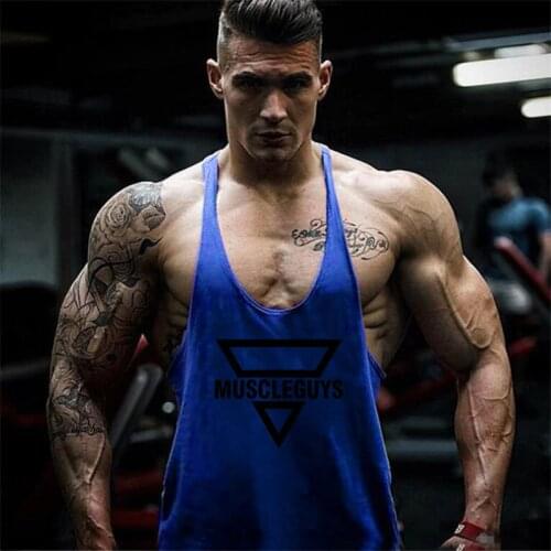 Newest Gyms Bodybuilding Stringer Tank Top Men Regata Fitness Vest Y Back Singlet World of Tanks Shirt Gyms Clothing