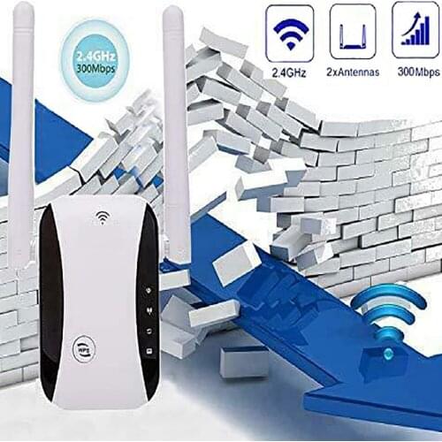 New 2.4GHz Wireless WiFi Repeater Wifi Extender 300Mbps WiFi Amplifier WiFi Booster Long Range Repeater Wi-fi Repeater Dual Mode