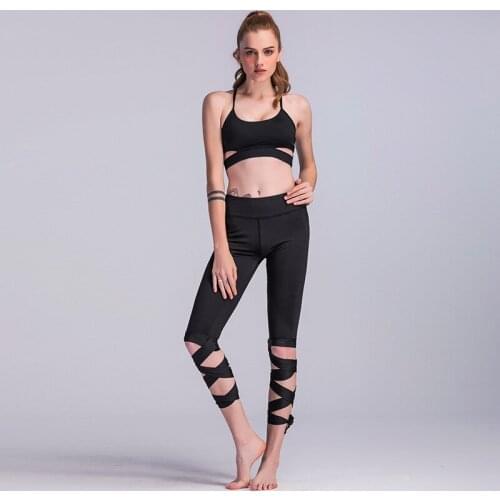 New Style Winding Yoga Pants Fitness Dance Ballet Strapping Leggings
