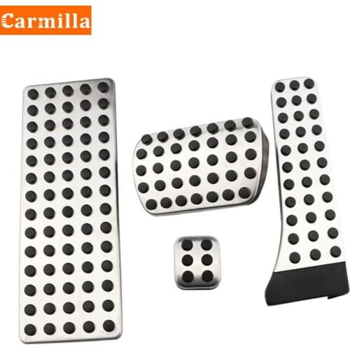 Stainless Steel Pedals AT MT for Mercedes Benz C E S GLK SLK CLS SL-Class W203 W204 W211 W212W210 Accelerator Brake Footrest Pad