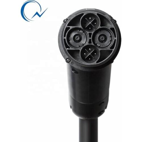 EV DC fast charging station 125A DC 1000V CHAdeMO plug with 5 meters cable connector