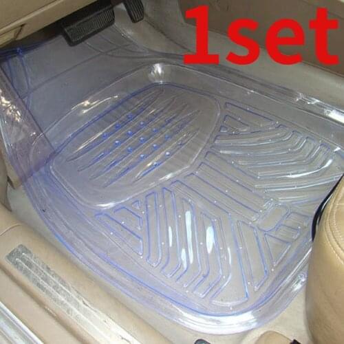 STARPAD For 3D stereoscopic transparent PVC waterproof mat / floor mats set of five containers