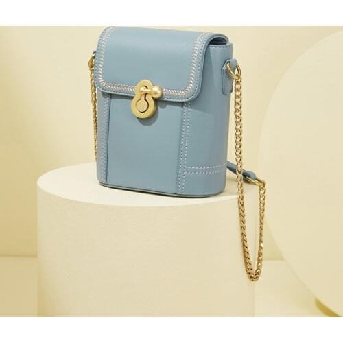 Handbags Women 2021 New All-match Fashion One Shoulder Messenger Chain Bucket Bag Mini Bag Female