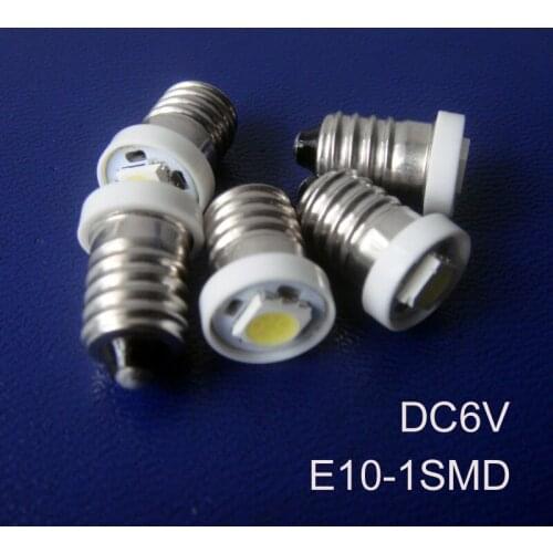 High quality 6V E10 Led Bulb Lamp Light,E10 Led Signal Light,Led Instrument Light,Led Indicator Lamp free shipping 1000pcs/lot