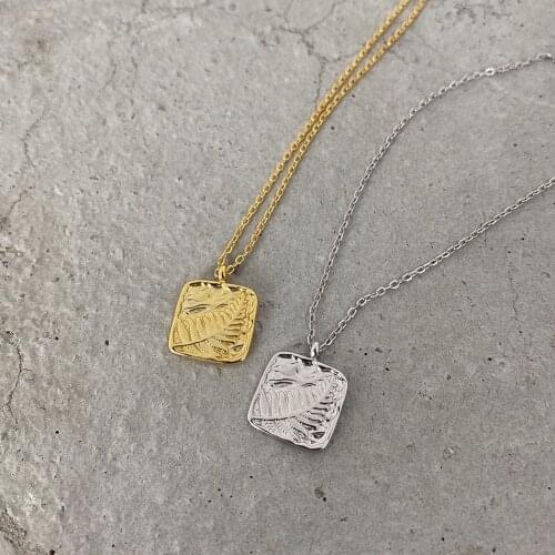 SHANICE Authentic 925 Sterling silver Pendant Choker Leaves branches Necklace for Women Wedding Punk Necklace Jewelry Gift