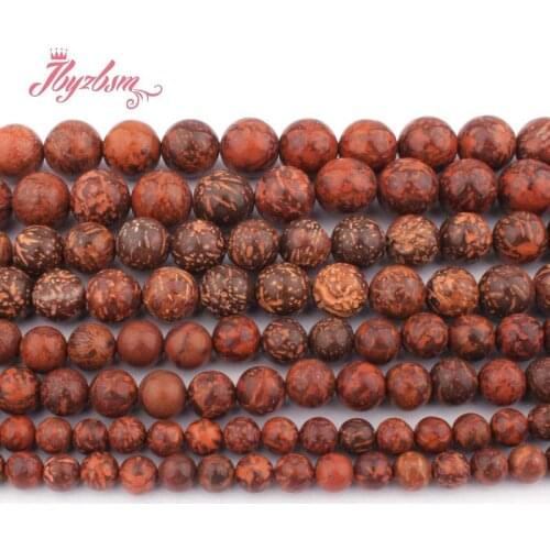 6,8,10mm Round Beads Ball Gold Brown Mutil-Color Jaspers Agates Stone Beads For Necklace Jewelry Making 15" Free Shipping DIY