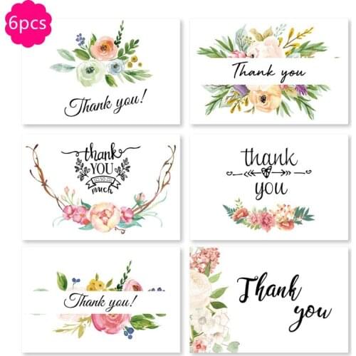 6pcs 3D Festival Greeting Card Christmas Business Creative Blessing Greeting Card Birthday Wedding Thank You 6X8 Inch Cards