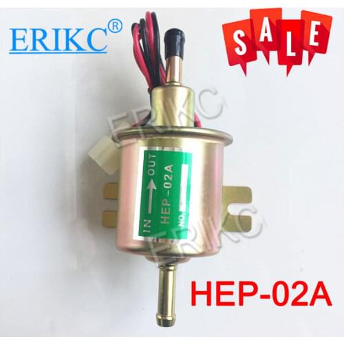 ERIKC HEP-02A Universal Diesel Petrol Gasoline 12V Electric Fuel Pump HEP02A Low Pressure Most Car Carburetor Motorcycle ATV