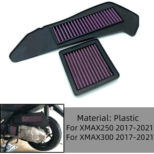 REALZION Motorcycle Air Filter Air Intake Cleaner Filter Engine Protect For YAMAHA XMAX250 XMAX300 XMAX 250 300 2017 - 2018