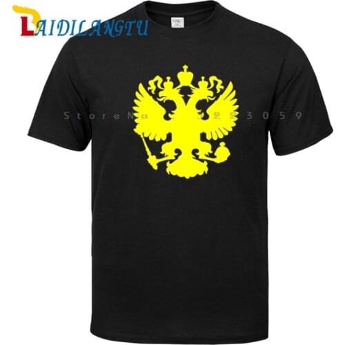 Classic Art Russian Federation Emblem mens t shirts top quality short sleeve men tshirt mens tee shirts tops men T-shirt