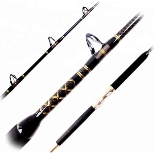 GMR096 High quality saltwater strong blank boat rod game trolling rod with turbo guides