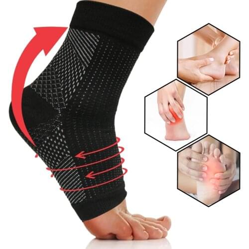 Compression Foot Ankle Socks Angel Sleeve Anti Fatigue Plantar Fasciitis Sport Socks Ankle Brace Support Sport Outdoor 1 pair
