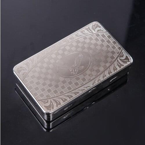 Pipe Tobacco Box Portable Moisture Tobacco Box Sealed Personality Metal Hand-rolled Tobacco Box Cigarette Case