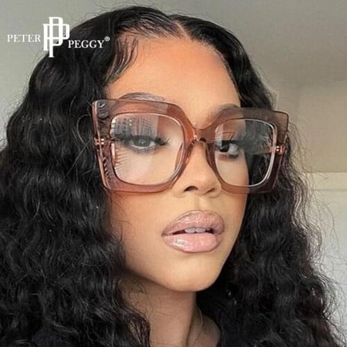 Cat Eye Square Glasses Frames Women Fashion Leopard Vintage Classic Prescription Myopia Glasses Frames Men Eyeglasses