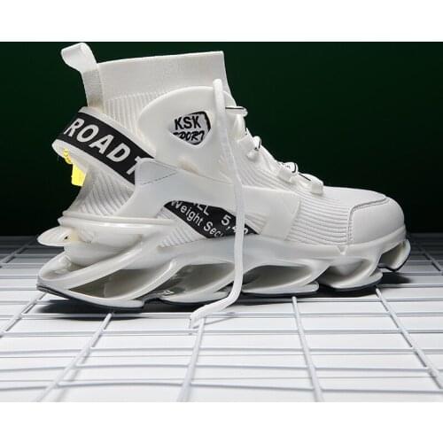 High Quality Mens Blade Sneakers Comfortable High Top Walking Shoes Fashion Men Casual Shoes Zapatillas Hombre