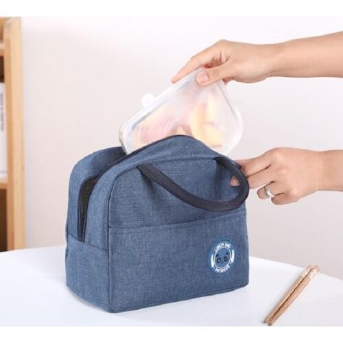 Students' Lunch Portable Thermal Insulation Bag Portable Cold Preservation Picnic Lunch Bag
