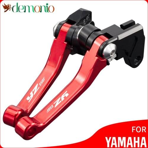 With logo For YAMAHA YZ250F 2001-2006 2005 2004 2003 2002 YZ 250F 250 F YZ-250F 2007-2008 Motocross Pivot Brake Clutch Levers
