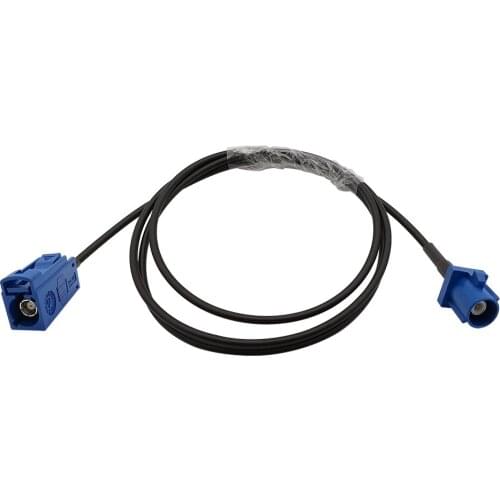 1Piece GPS Navigation Antenna Extension Cable RG174 Pigtail Fakra C Male Plug to Fakra C Female Jack Socket Blue Connector