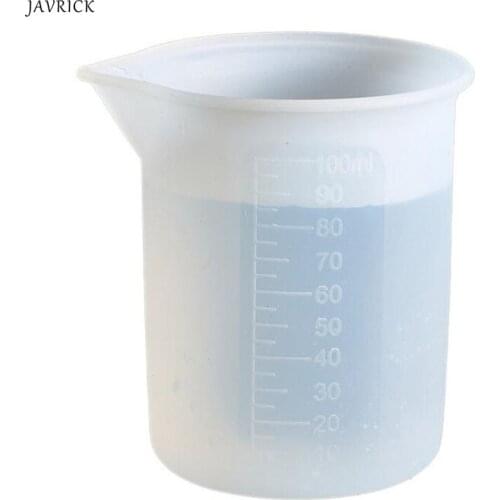 100ML Silicone Measuring Cup Handmade DIY Jewelry Making Tools Crystal Epoxy Resin Mixed Measure Accessories